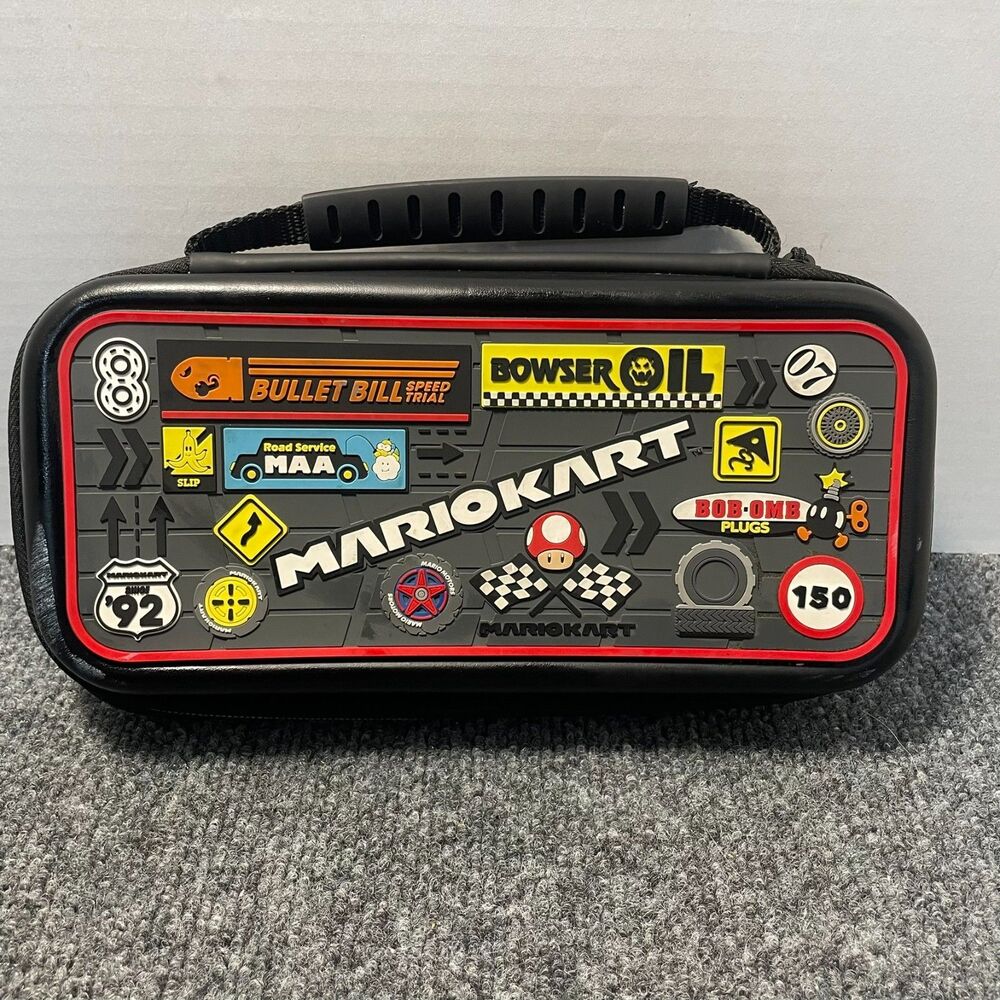 Nintendo Switch Mario Kart Deluxe Travel Case for Switch Console Patchwork